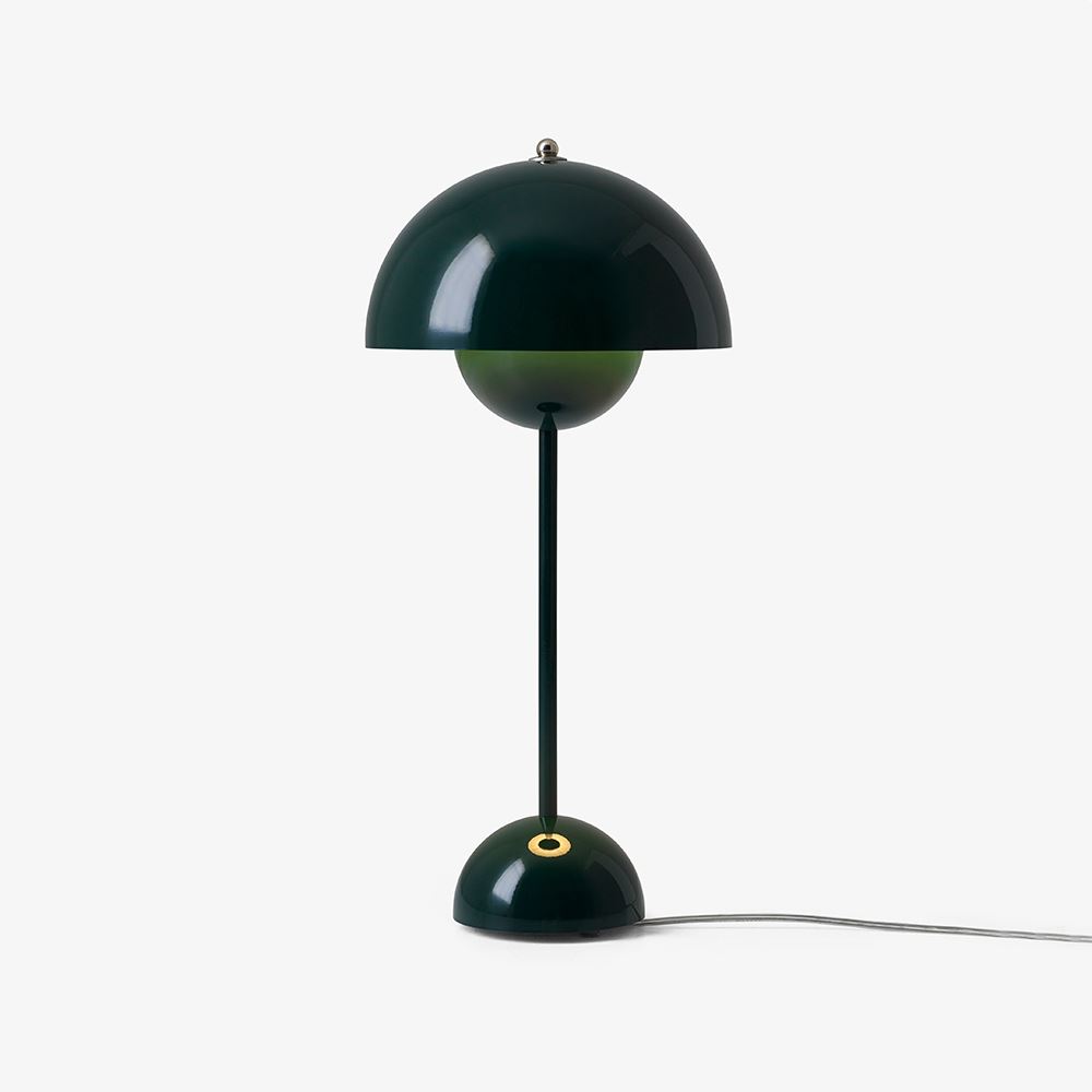 Flowerpot Vp3 Table Lamp Dark Green