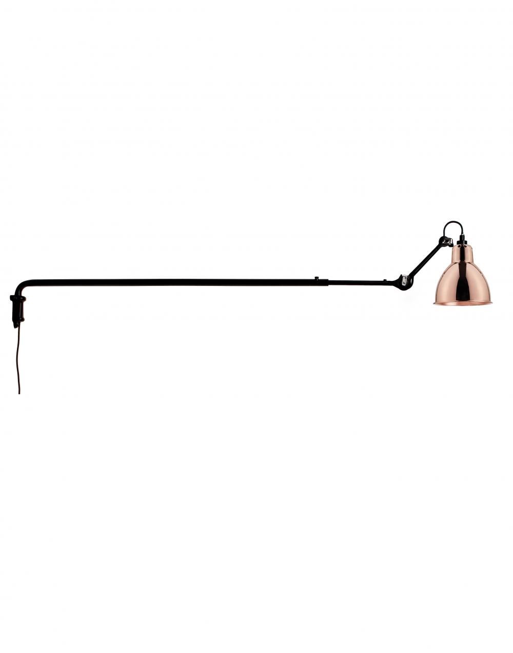 Lampe Gras 213 Wall Light Copper Shade Round