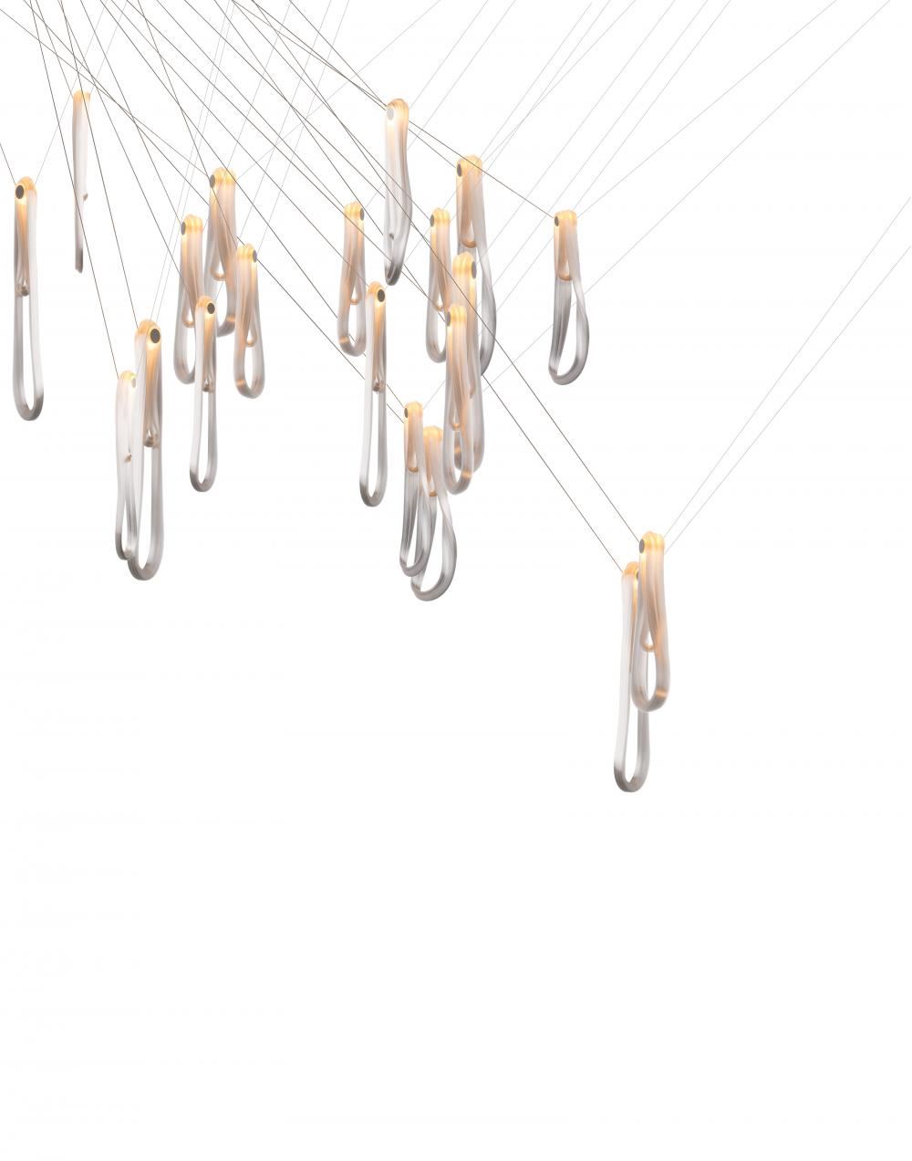 Bocci Series 87 Pendant 11 36 Pieces 20 Pendant Rectangle Canopy 10w Xenon Clear Designer Pendant Lighting