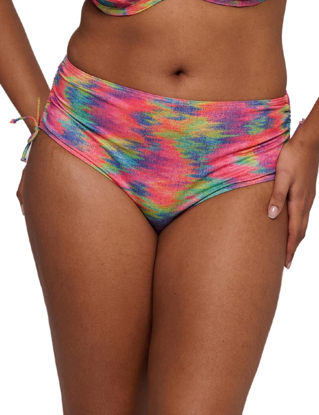 Meet your new getaway go-to for sophisticated swimwear style - the Cairo ropes full bikini briefs by Prima Donna Swim. Featuring a high-rise waist and full rear coverage, these bikini briefs promise the perfect fit for catching rays by the pool or strolling along the sand. They're cut elegantly to accentuate your feminine silhouette, while adjustable ties at the waist invite you to curate your own ideal look, ensuring comfort and individual charm. Crafted for the luxurious jetsetter, these bikini briefs pair perfectly with matching Cairo swimwear.