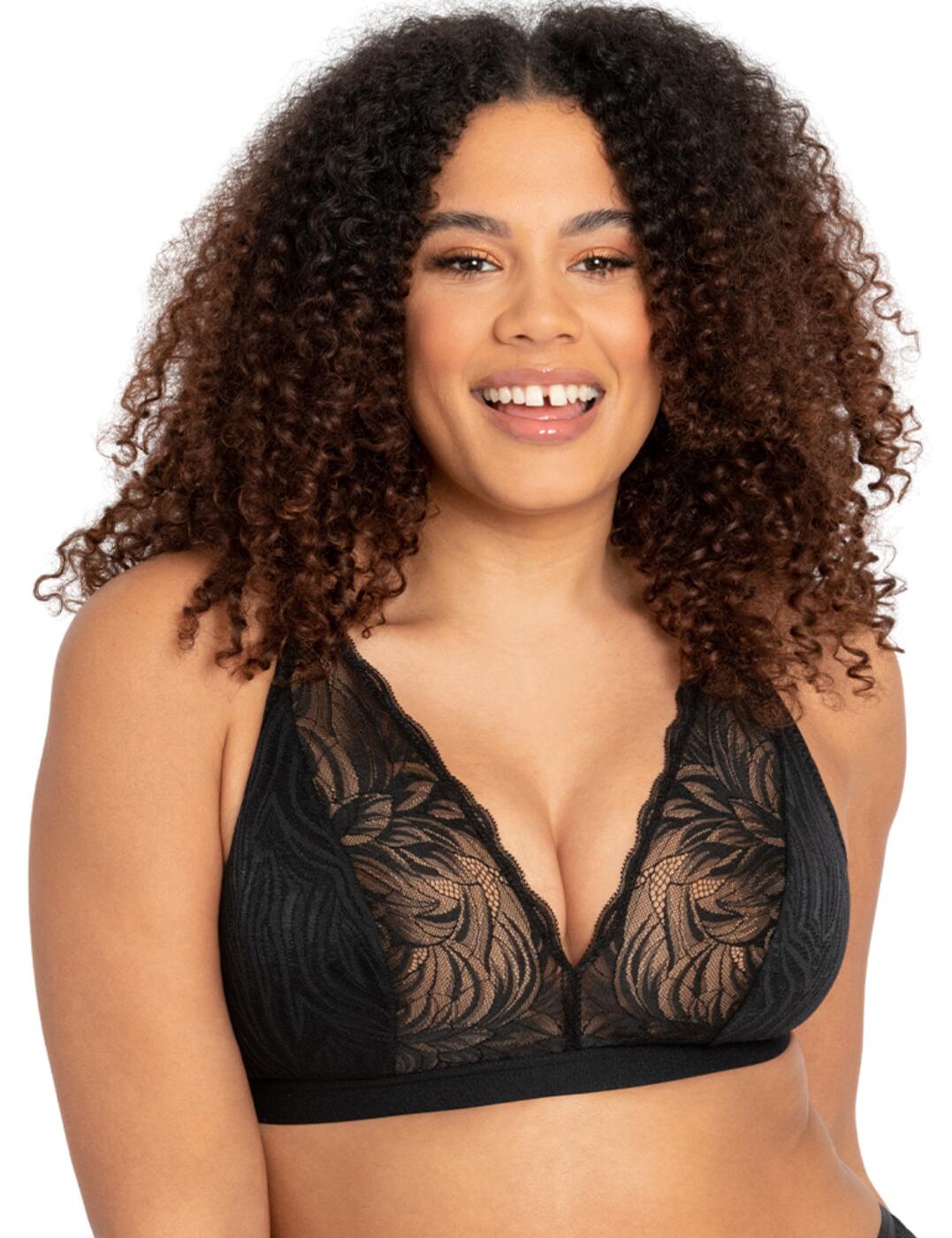The amazing Curvy Kate introduces this playful bralette as part of the Lace Daze range. This bralette is a must-have with the popular zebra print and dreamy plunging neckline, offering comfort like no other. The deep v neckline creates a tempting look, whilst showcasing your breasts. A wire-free design allows for additional comfort, while the side cups provide support and give forward projection. Made from stretch lace, the semi-sheer material is super sexy and lays gorgeously against the skin. A hook and eye back closure and adjustable straps allow for an individual fit.  Playful bralette Popular zebra print Dreamy deep v neckline Side cups offer support and forward projection Semi-sheer lace Hook and eye closure Adjustable shoulder straps for individual fit Non-wired and non-padded Country of origin: China Listed in UK Sizes  54187-97032-1254373 CK044110 Bralette