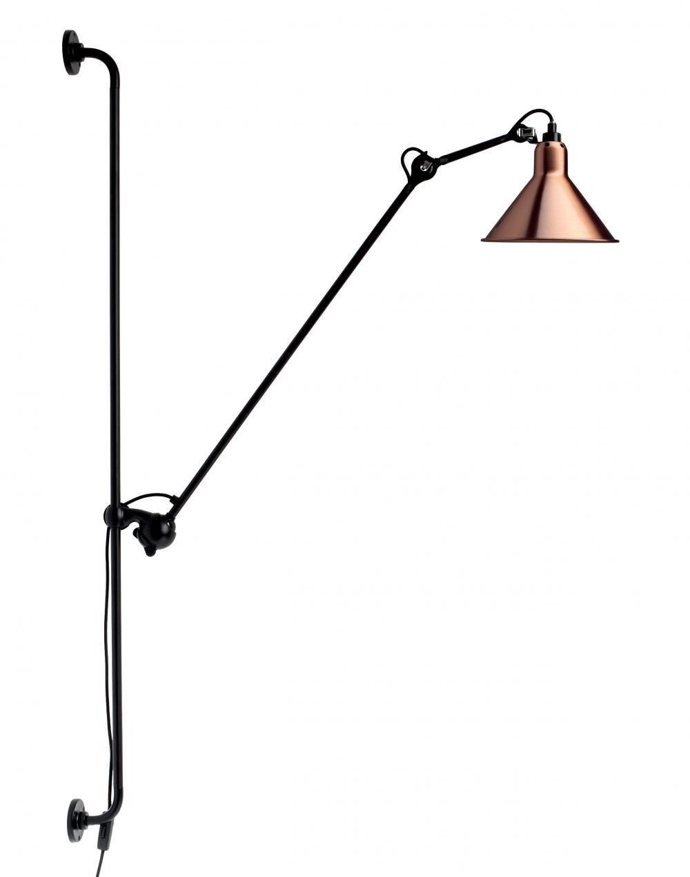 Lampe Gras 214 Wall Light Copper Shade Conic