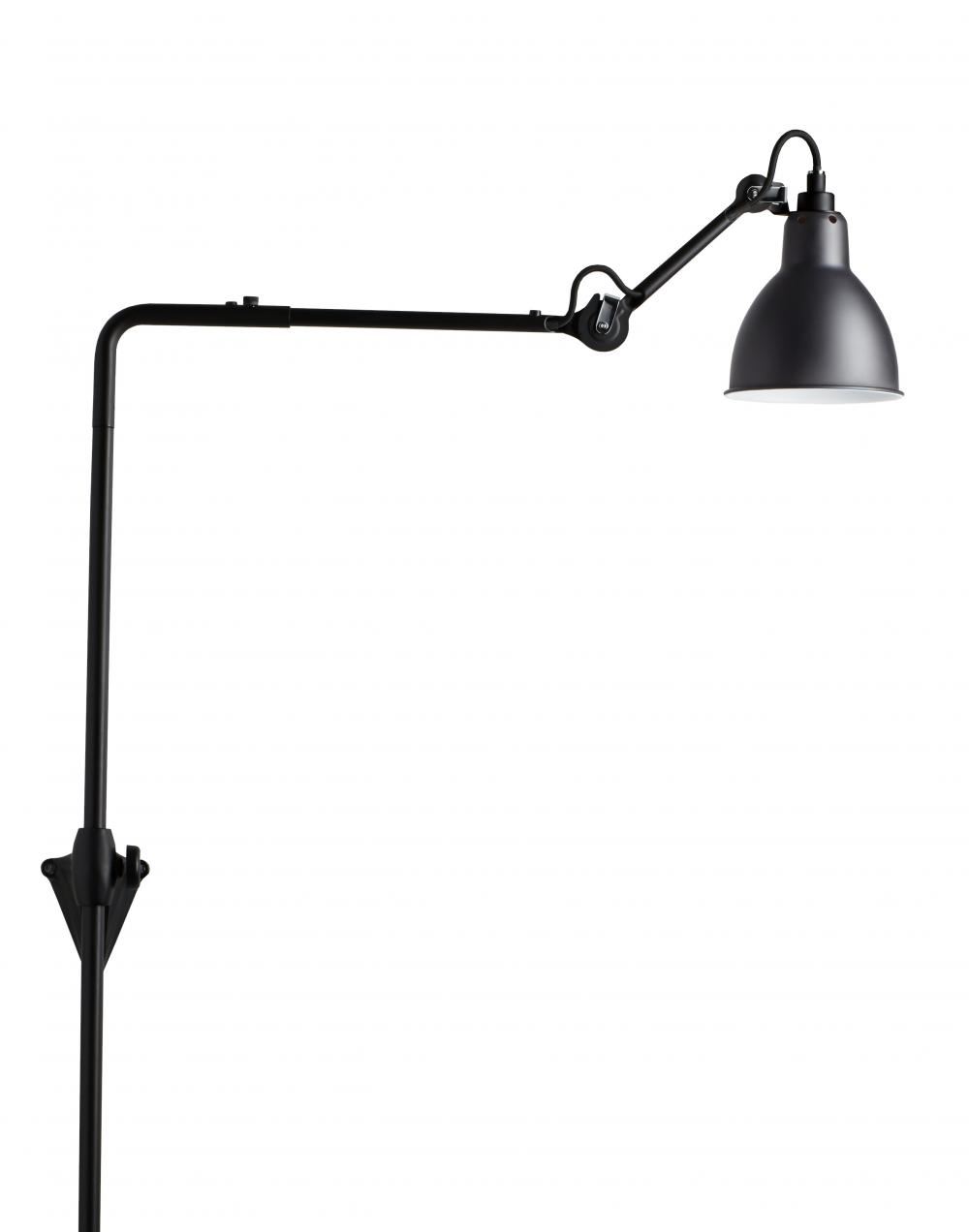 Lampe Gras 216 Wall Light Black Shade Round Shade