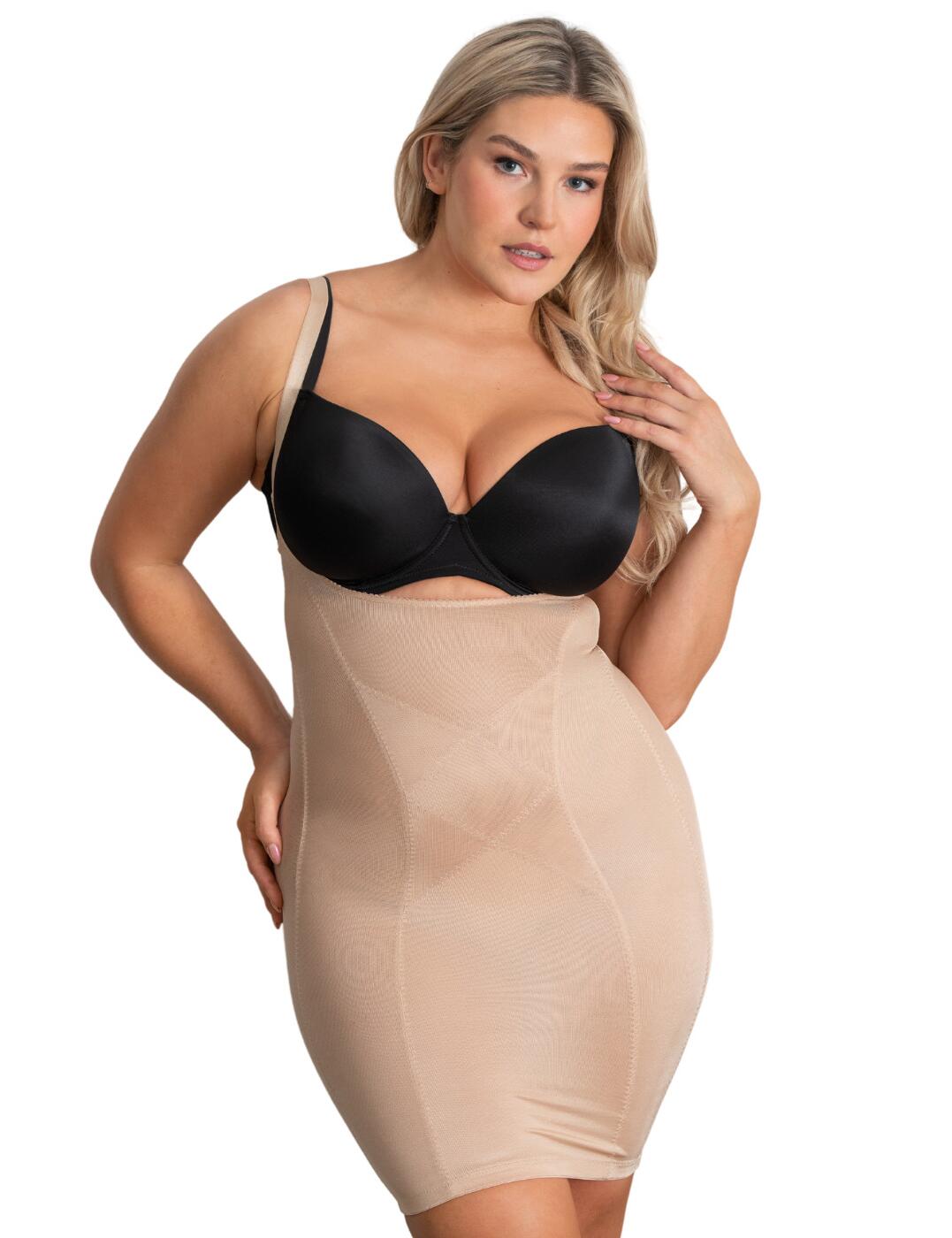 Looking for a shapewear that will give you a smooth, sculpted look? Look no further than the Pour Moi Hourglass firm control wear your own bra slip! This slip is made with a soft, breathable fabric that will keep you comfortable all day long. It features tummy control and contoured panels to help you look your best. You can wear your own bra with this slip. The easy pull-on style and adjustable straps make this slip easy to wear. You'll love the way this slip makes you look and feel!  Slip shapewear Mini length Tummy control Contoured panels Wear your own bra with it Easy pull-on style Adjustable straps Creates hourglass figure Gorgeously sculpting your curves Soft elastic at the edges Country of origin: Thailand Composition: 84% Polyamide &pipe; 16% Elastane Listed in UK sizes  63118-108590-1441485 16602 Shaping Slip