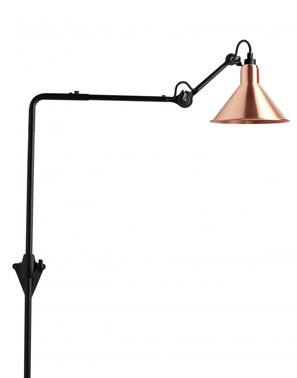 Lampe Gras 216 Wall Light Copper Shade With White Interior Conic Shade