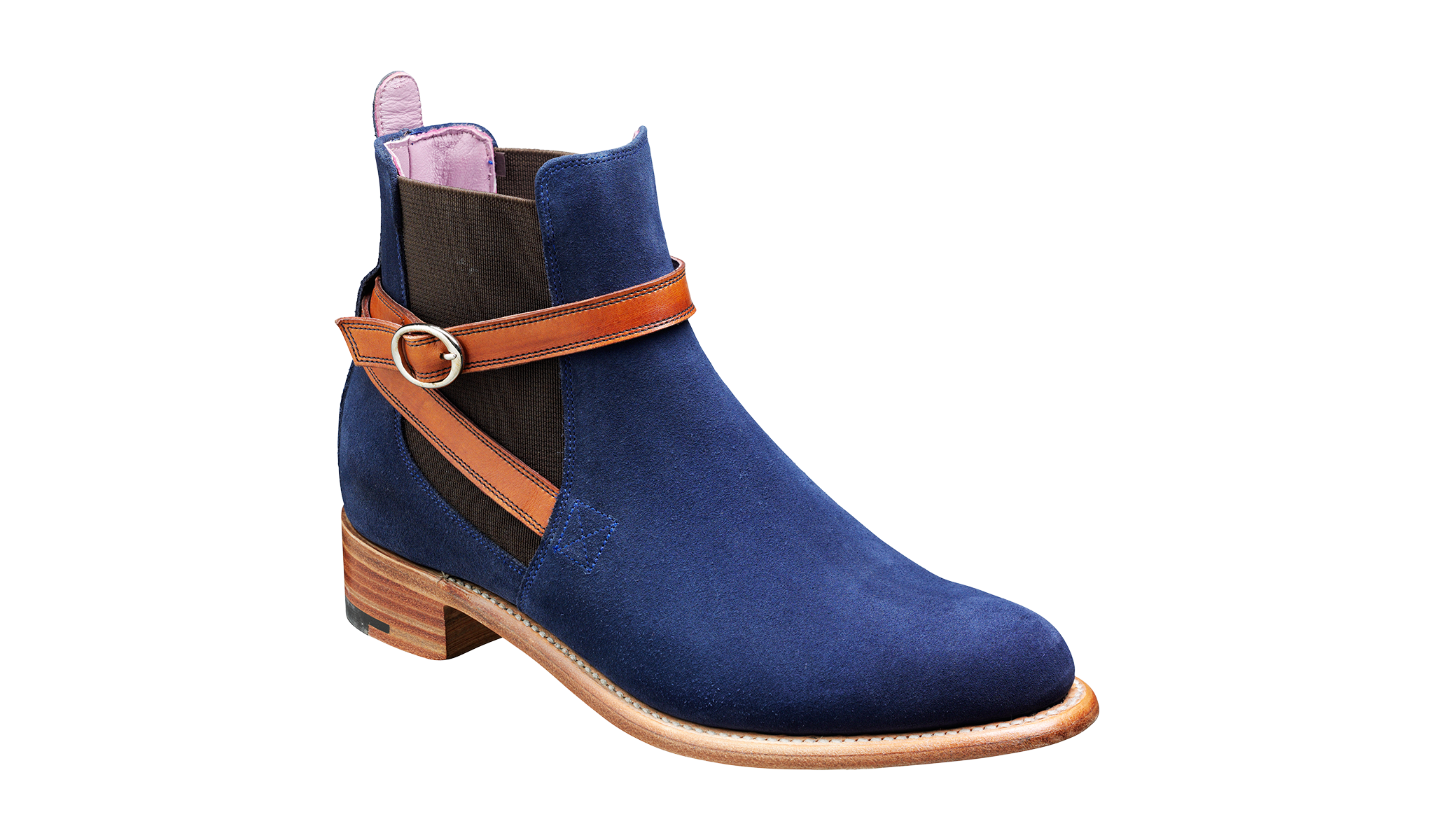 Alexandra - Navy Suede / Cedar Strap, 9.5