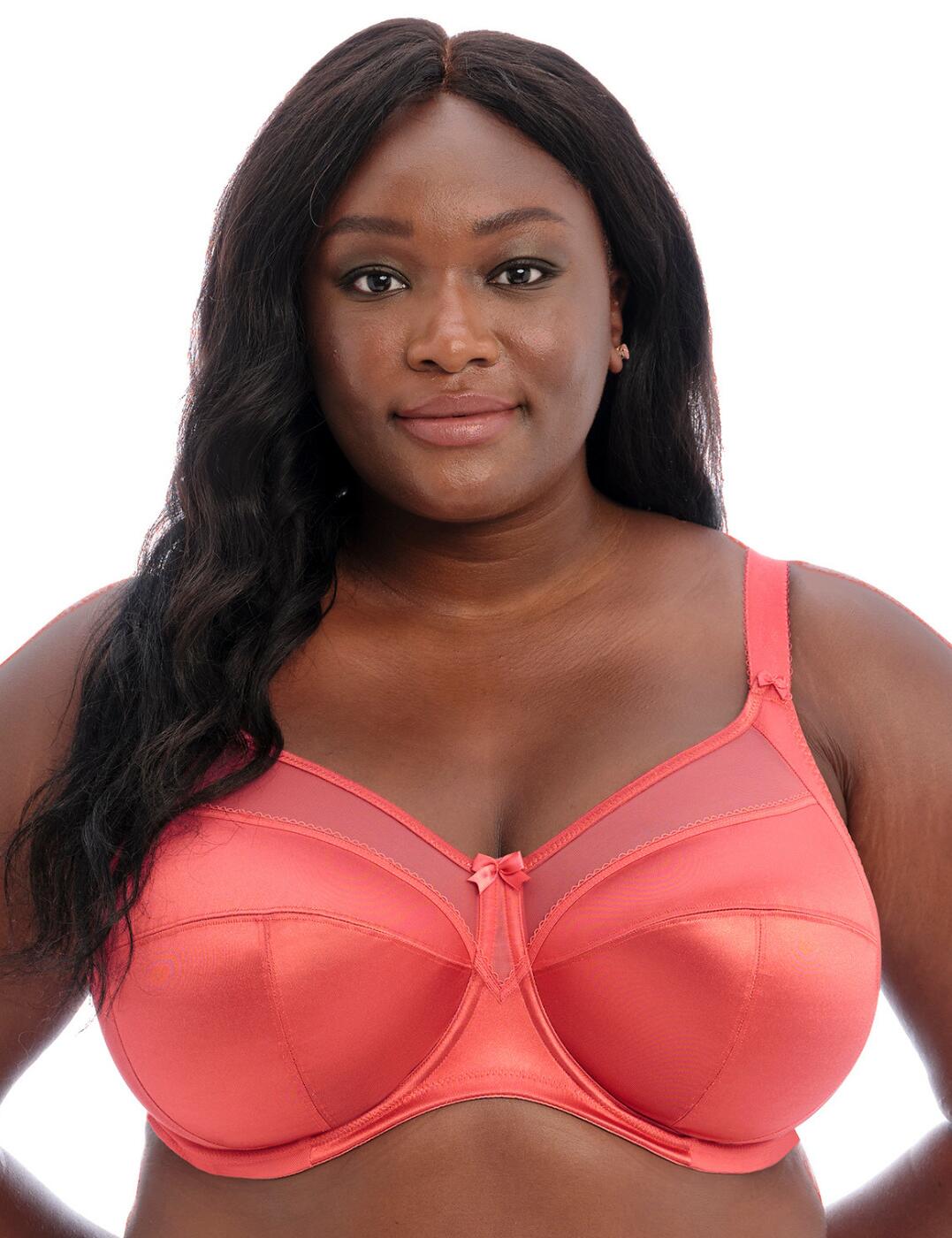 Be bold and beautiful while enjoying a comfortable fit with this gorgeous underwired bra from the Keira collection by Goddess! A three-section cup construction combines with supportive side panels to offer those with larger busts a flattering and secure look. The silky, soft cups give this piece an irresistible shape that's a dream to wear! A semi-sheer upper cup with a v-neck plunge shape offers a lighter look that celebrates your curves perfectly. What's more, the wide, stretch, adjustable straps and hook and eye closure enable you to find your best fit! A delicate bow detail between the cups finishes off this bra with an eye-catching detail. Pair with matching briefs from the Keira range to complete your look!  Gorgeous underwired bra Full cup coverage Three-section cup construction Supportive side panels Silky, soft material Semi-sheer upper cup V-neck plunge shape Wide, part stretch adjustable straps Hook and eye closure Underwired and non-padded Matching items available Country of origin: Sri Lanka Composition: Cup: 100% Polyester Composition: Top Cup: 100% Polyamide Composition: Wing: 84% Polyamide &pipe; 16% Elastane Listed in UK sizes  63134-108613-1441679 6090 Underwired Bra