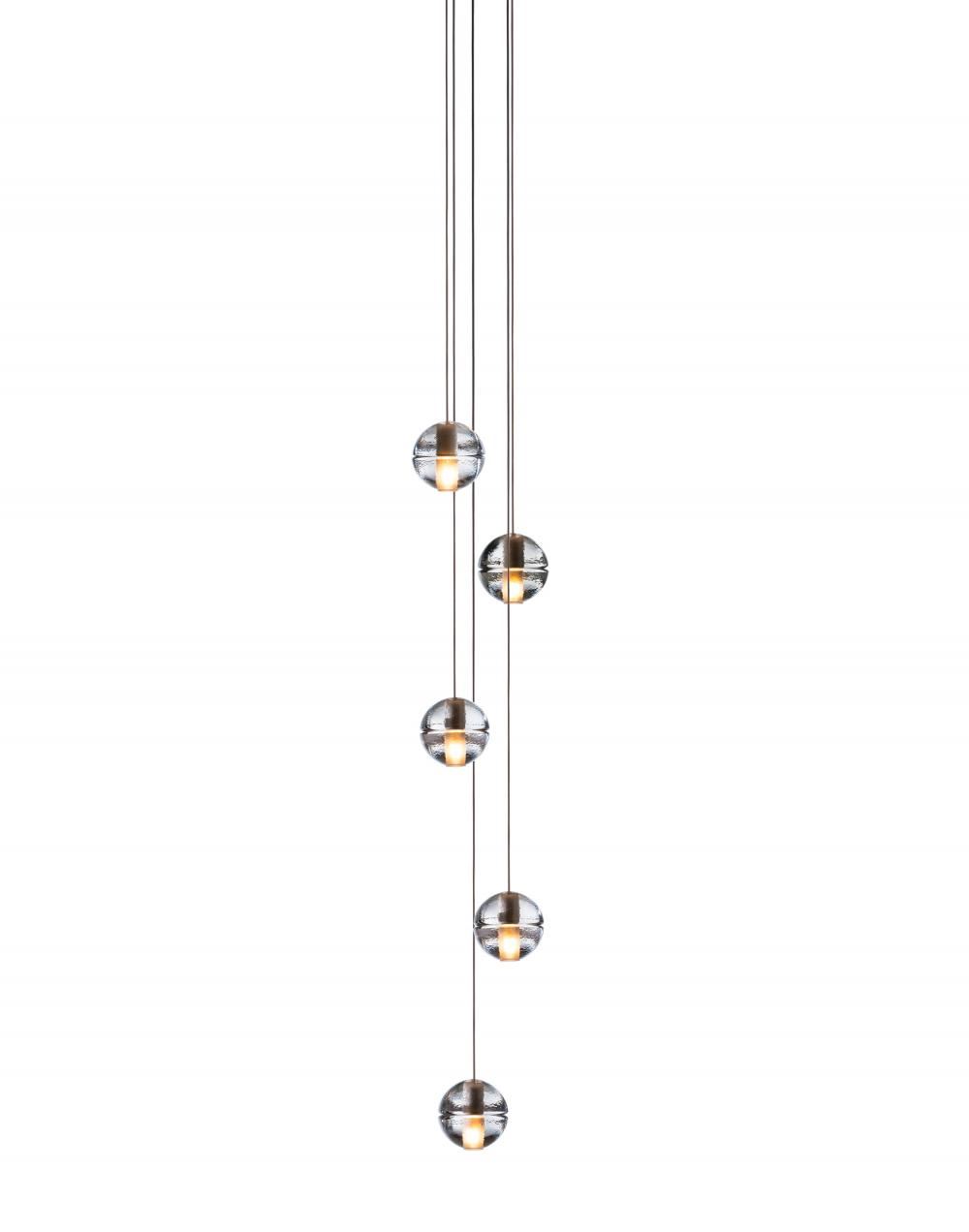 Bocci Series 14 Pendant 3 9 Pieces 5 Ball 10w Xenon Clear Designer Pendant Lighting