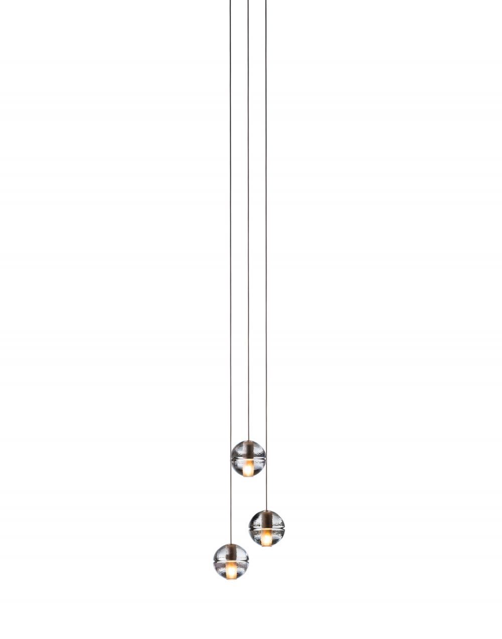Bocci Series 14 Pendant 3 9 Pieces 3 Ball 10w Xenon Clear Designer Pendant Lighting