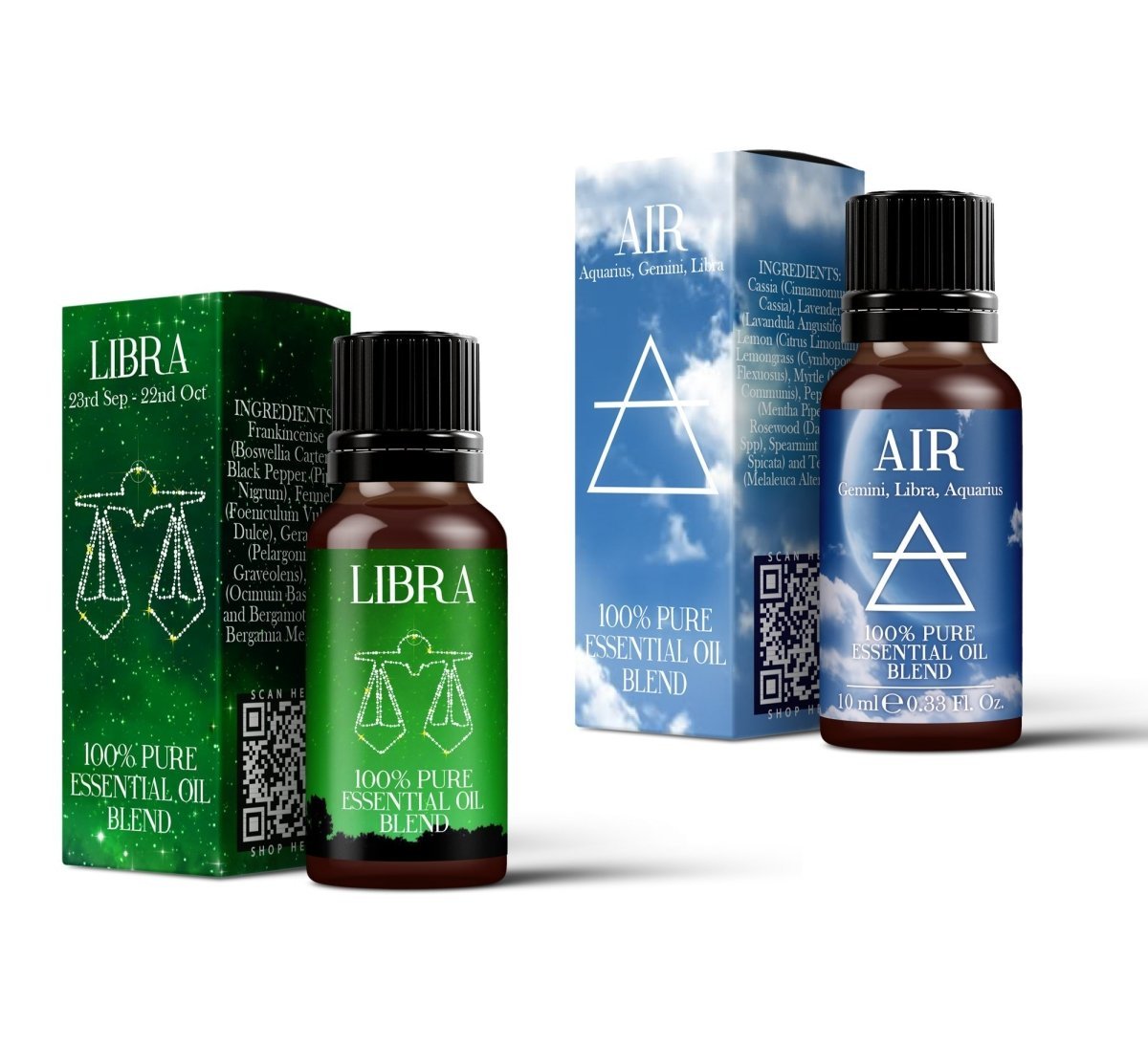 Image of Air Element & Libra Essential Oil Blend Twin Pack (2x10ml)