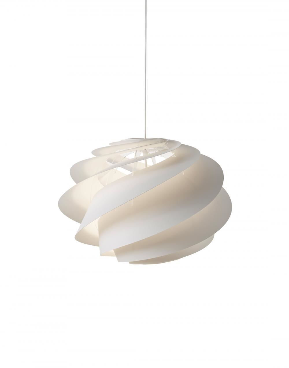 Le Klint Swirl 1 Pendant White Designer Pendant Lighting