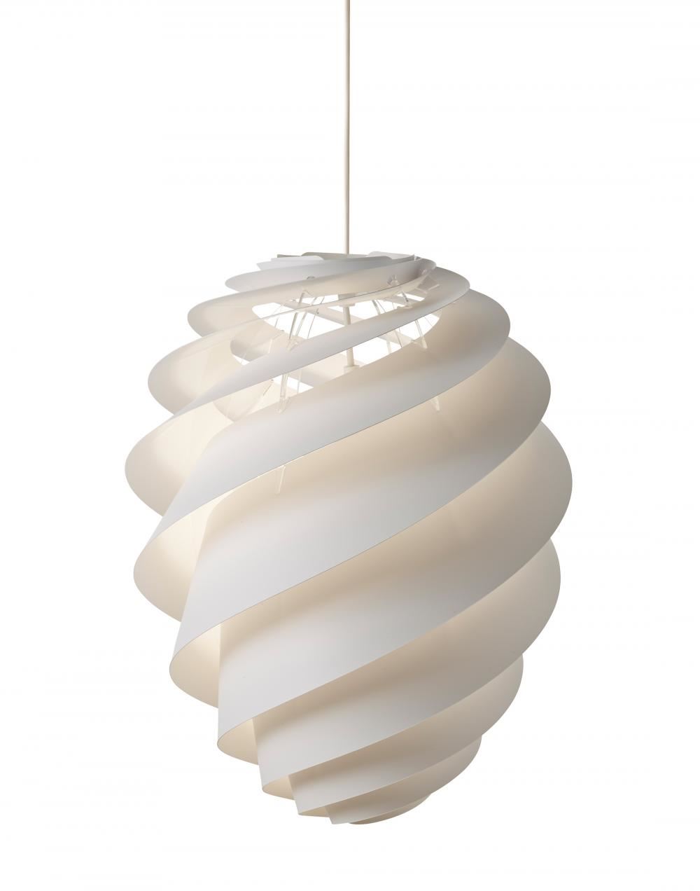 Le Klint Swirl 2 Pendant Large White Designer Pendant Lighting