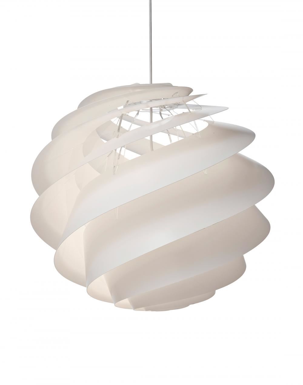 Le Klint Swirl 3 Pendant Large White Designer Pendant Lighting