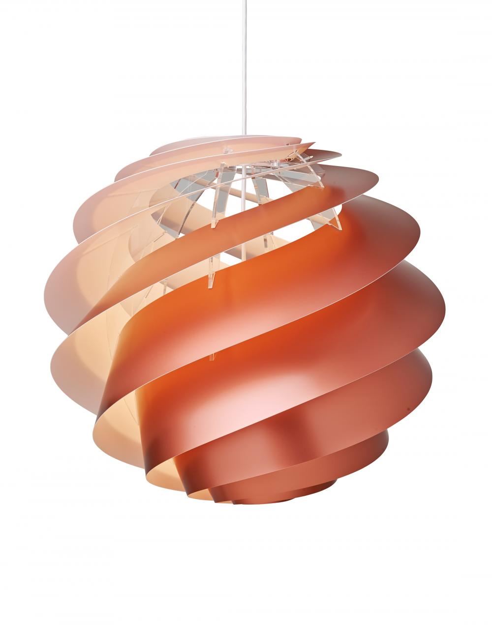 Le Klint Swirl 3 Pendant Large Copper Designer Pendant Lighting