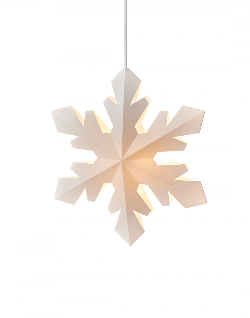 Le Klint Snowflake Pendant Medium White Designer Pendant Lighting