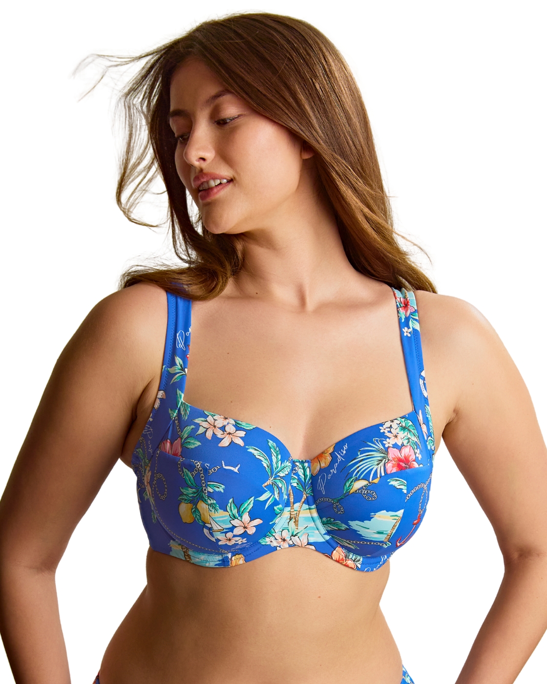 Panache Paradiso Olivia Full Cup Bikini Top - Paradiso Print - 30F