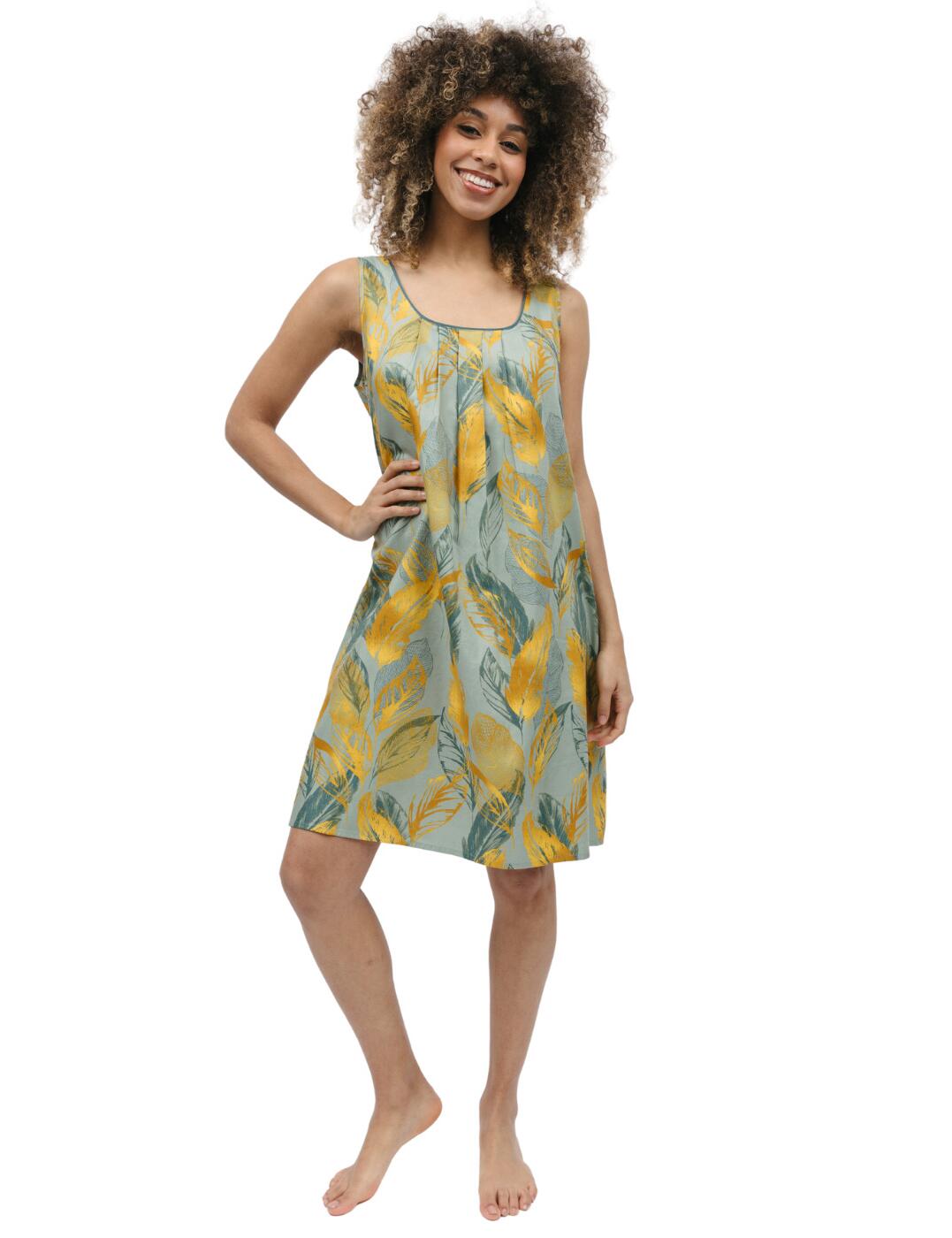 Treat yourself this season to the Cyberjammies Hannah nightdress. This is the perfect nightdress for a good night’s sleep! Crafted with an above the knee length, round neckline, and fixed straps, this nightdress fits like a dream. Plus, the adorned pattern and trims make it a truly stylish piece. And if you’re feeling extra fancy, there’s matching sleepwear available too. So snap up these matching pieces today for the completed sleepwear look.  Perfect nightdress Above the knee length Round neckline Fixed straps Adorned pattern and trims Matching sleepwear available Country of origin: India Composition: 60% Cotton &pipe; 40% Modal Listed in UK sizes  9753-8 9753 Chemise