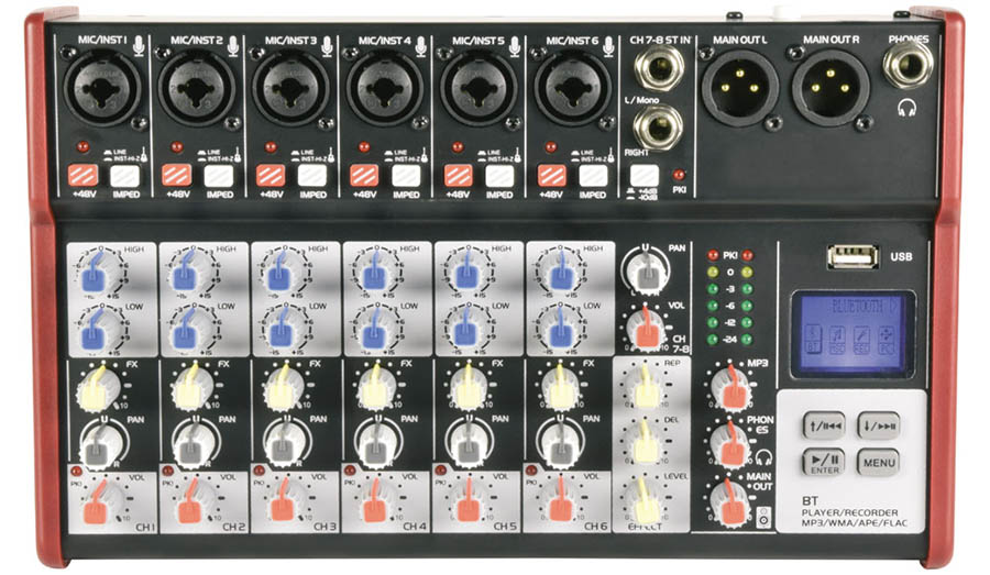 Channel mixer. Mixer Audio 6 channel Microverb Sams-6. Микшерный пульт с Bluetooth и USB. TL Audio vi-8. Arctic sc8220pusb professional Powered Compact Mixer.