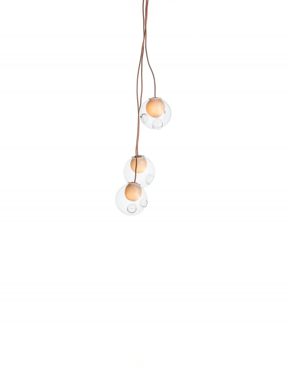 Bocci Series 28 Copper Pendant 3 7 Pieces 3 Pendant Random Canopy 20w Xenon Clear Designer Pendant Lighting