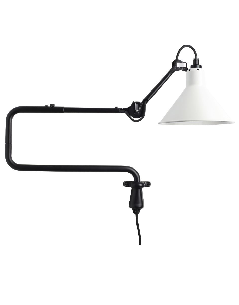 Lampe Gras 303 Wall Light White Shade Conic