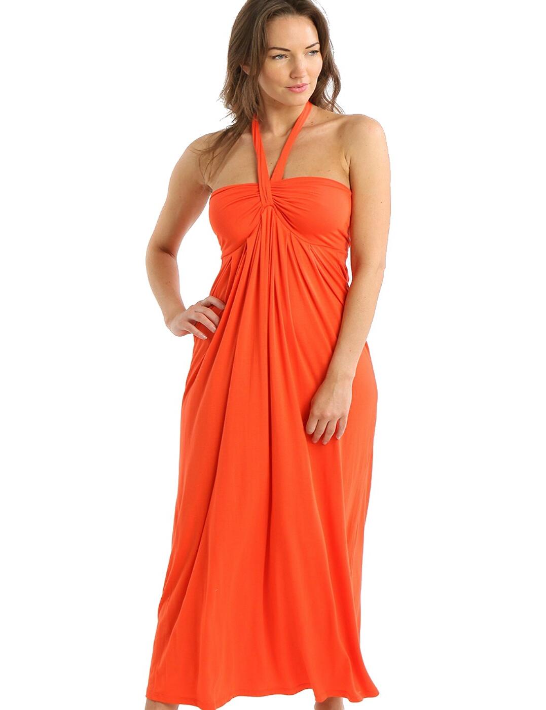 A true vacation essential! This fabulous new addition to our Fantasie swimwear collection is far more than any standard beach dress. This beach dress offers excellent all-over coverage and gently contours the body for a chic and smooth silhouette. In addition, this beach dress embraces a unique halterneck style, to ensure support is maintained and prevent the dress from slipping, whilst there are no shoulder straps, so you won't get any strap lines/tanning marks!  Chic and flirty, feminine design Offers excellent all-over body coverage Halterneck design - secures around the neck rather than with shoulder straps Smooth and flowing fabric Gently contours body for a visually slimmer appearance! Comfortable and contemporary fit Composition:- 5% Elastane &pipe; 95% Viscose  Listed in UK sizes  23735-58620-742224 5018 Halterneck Beach Dress