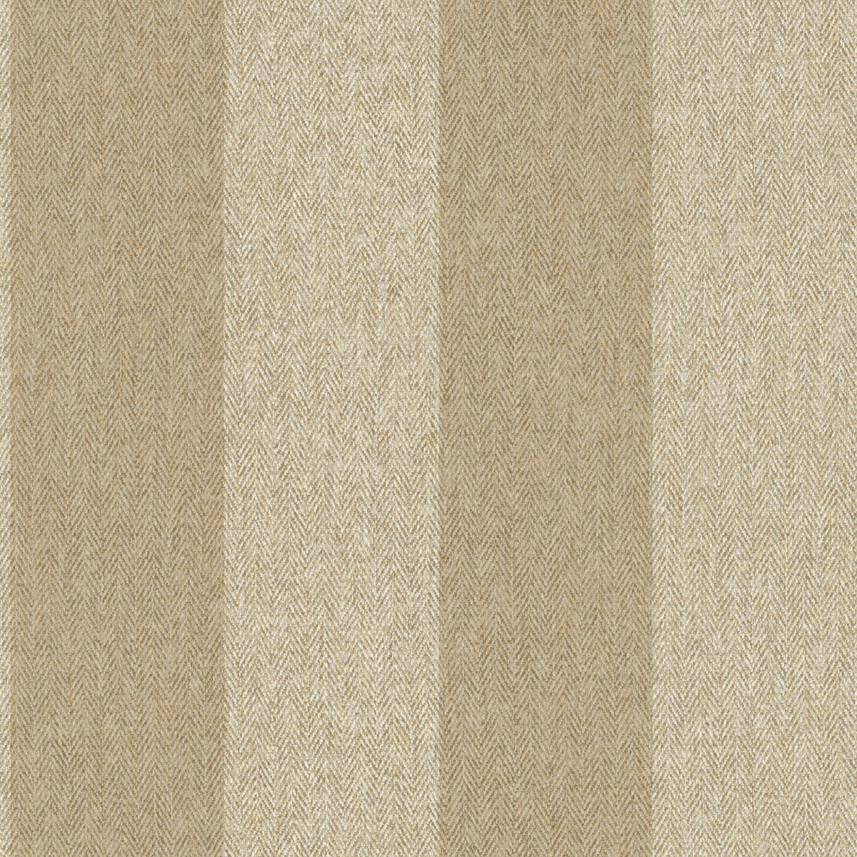 Crown Wallpapers Harris Tweed Herringbone Stripe Cream Wallpaper Luxury Fabric Effect, Cream