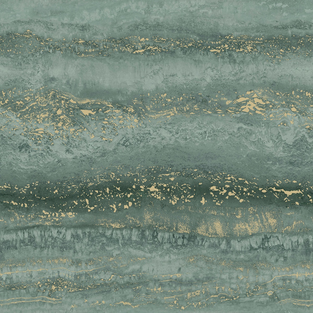 Muriva Semper Marble Jade Wallpaper 10m x 53cm, Green