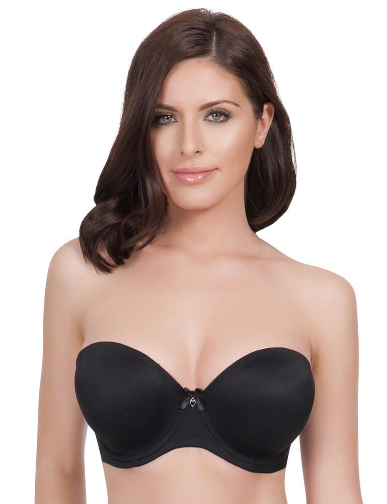 You can wear this Parfait strapless bra with any outfit. With fully adjustable straps this multi-way bra can be worn, strapless, regular, halter, criss-cross, and one-shoulder. The combination of the multi-functional design and the high-quality materials allows this bra to be perfect for a day to night transition. Still comfortable to wear throughout the day, due to the microfibre and mesh material. For night, you can change the straps for that stunning dress and the seamless cups allows no lines to show through figure-hugging outfits.  Maximum versatility Underwired for support and lift Full cup bra for coverage Hook & eye fastening for good fit and back support Bow and charm detail at front Composition - 85% Nylon &pipe; 15% Spandex Listed in UK sizes  46826-85728-1145548 P4815 Strapless Bra