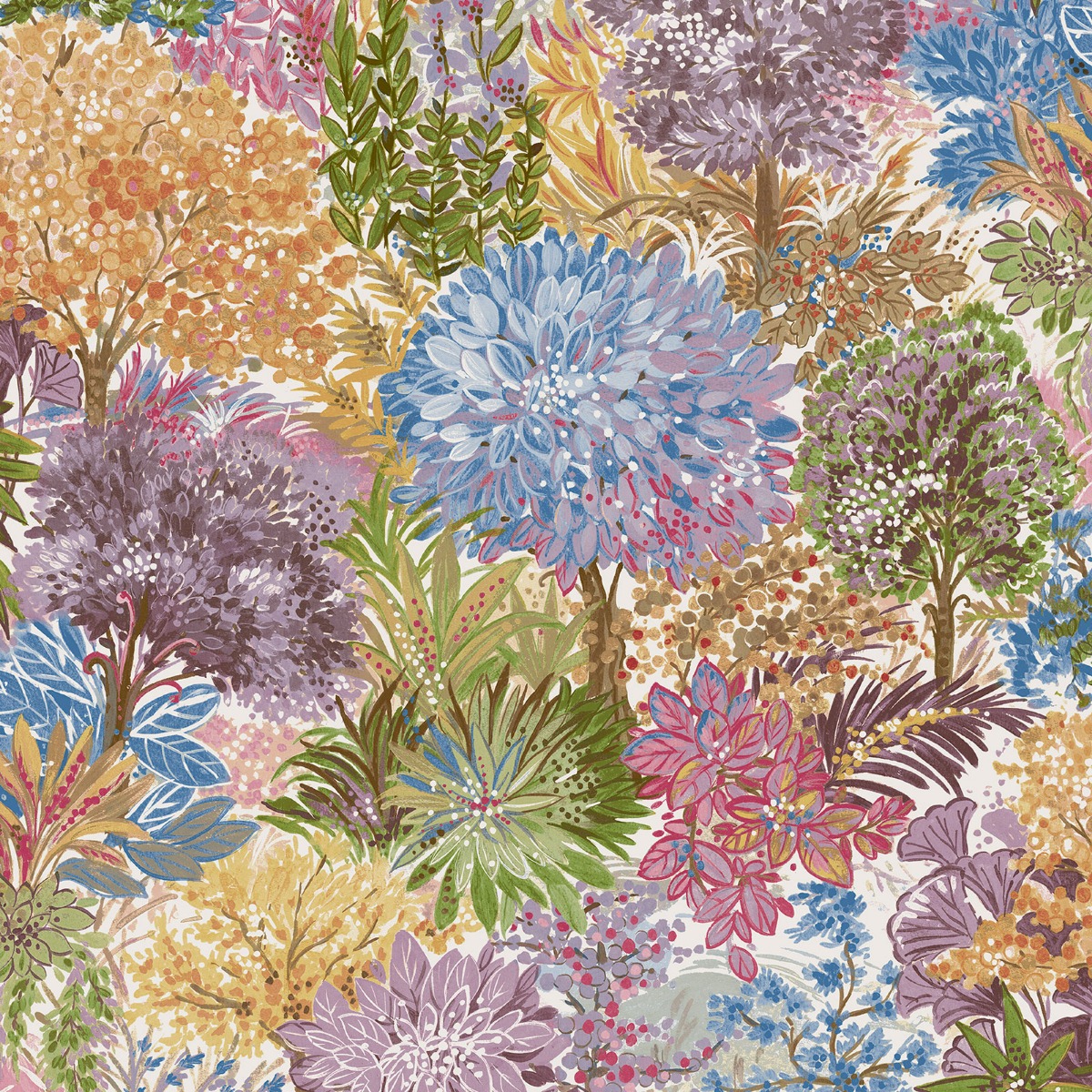 Grandeco Blossom Tree Textured Wallpaper, Multi, Multi