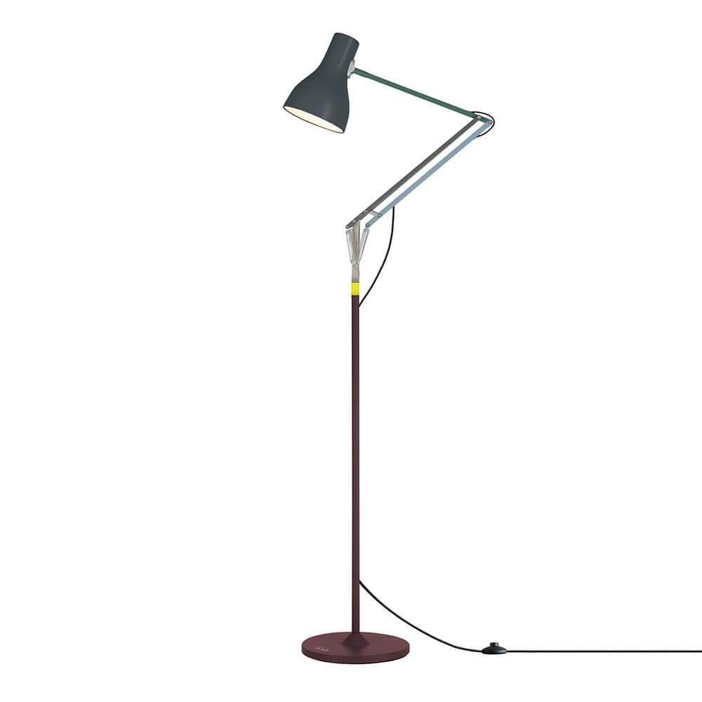 Anglepoise Type 75 Floor Lamp Paul Smith Edition Edition Four Floor Lighting Blue Designer Floor Lamp With Adjustable Arm