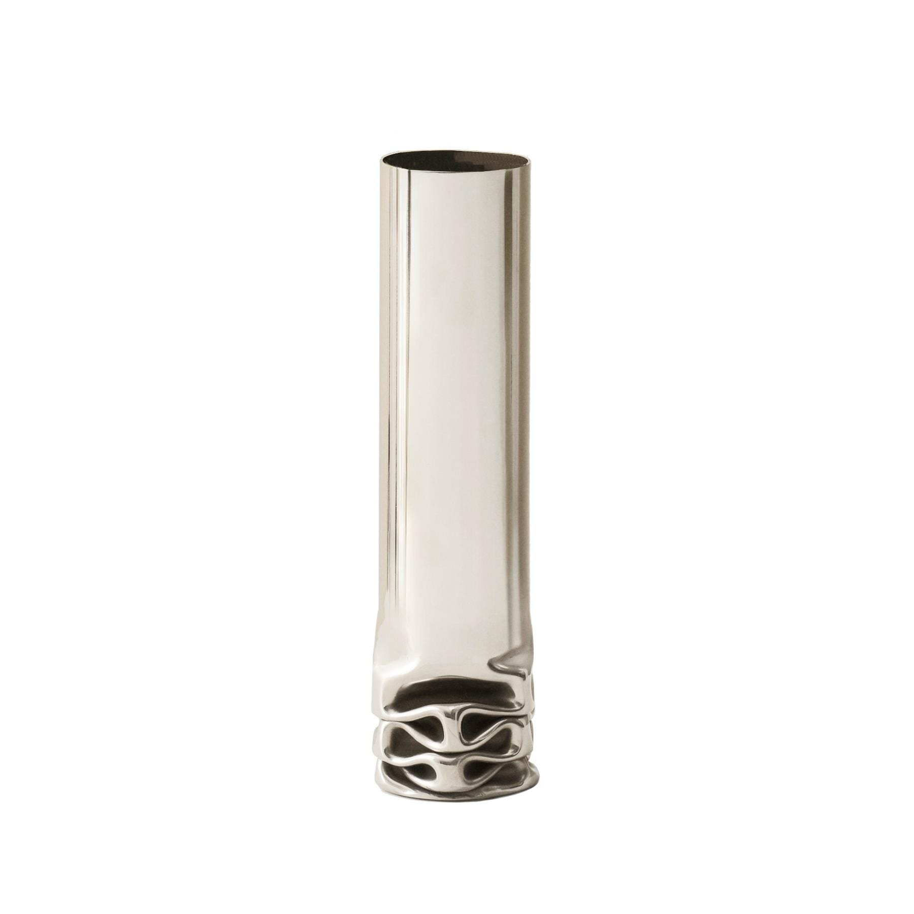 Design House Stockholm Hydraulic Vase Stainless Steel Silver