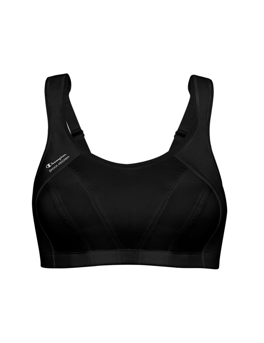 The Shock Absorber Activemulti sports bra is sure to revolutionize anyone’s workout regimen. You’ll achieve a stylish, athletic look with this crop top design combined with ultimate comfort and support you never thought possible. Complete with two sets of hook & eyes so you can get ready for your next workout with ease. This sports bra is wire free and non-padded for a comfortable fit that is perfect for your next gym session. There are adjustable padded straps and this piece has a racerback style for extra support and flexibility to stay focused on reaching your peak performance goals. This Shock Absorber bra includes breathable powermesh side panels to bring breathability and ventilation when it matters most, while also being made from moisture-wicking high-performance fabrics which prevent sweat build-up without sacrificing shape or design.  Wire-free Moisture-wicking material Non-padded cups Racerback design Extreme bounce control Double hook and eye closure on back for extra support Powermesh side panels Padded, adjustable shoulder straps Country of origin: Indonesia Composition: 60% Polyester &pipe; 30% Polyamide &pipe; 4% Elastane Listed in UK sizes  62435-107782-1446434 U10034 Sports Bra