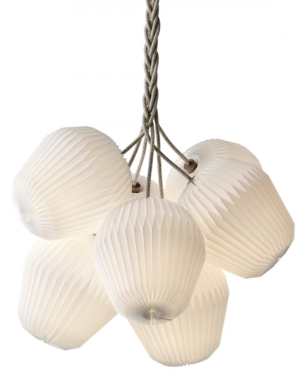 Le Klint The Bouquet Pendant Chandelier 7 Shades Xlarge Paper