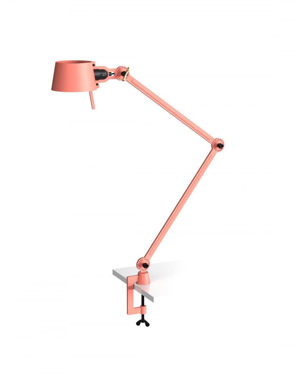 Bolt Desk Lamp Double Arm With Clamp Daybreak Rose