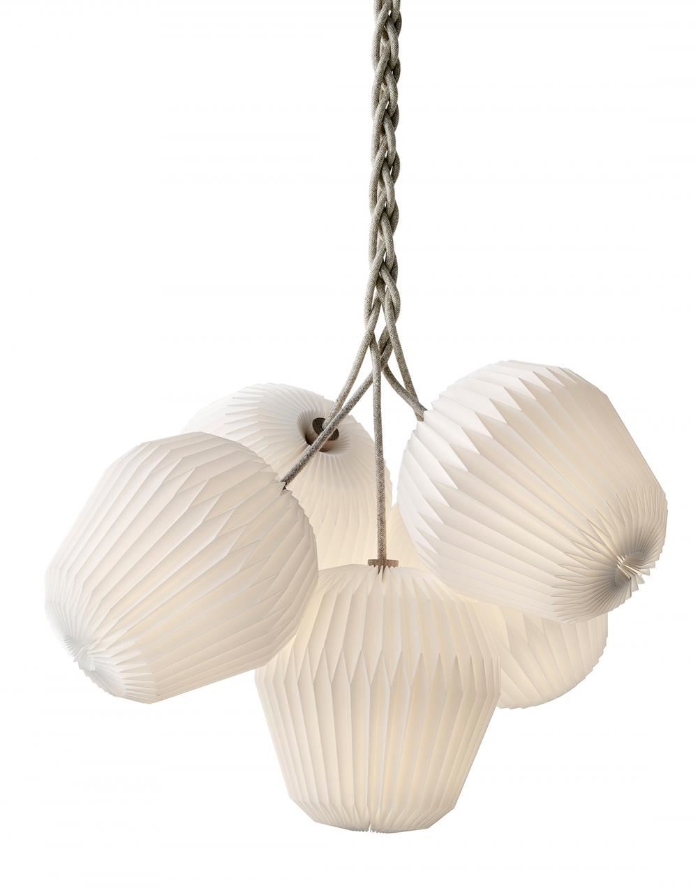 Le Klint The Bouquet Pendant Chandelier 5 Shades Xlarge Paper