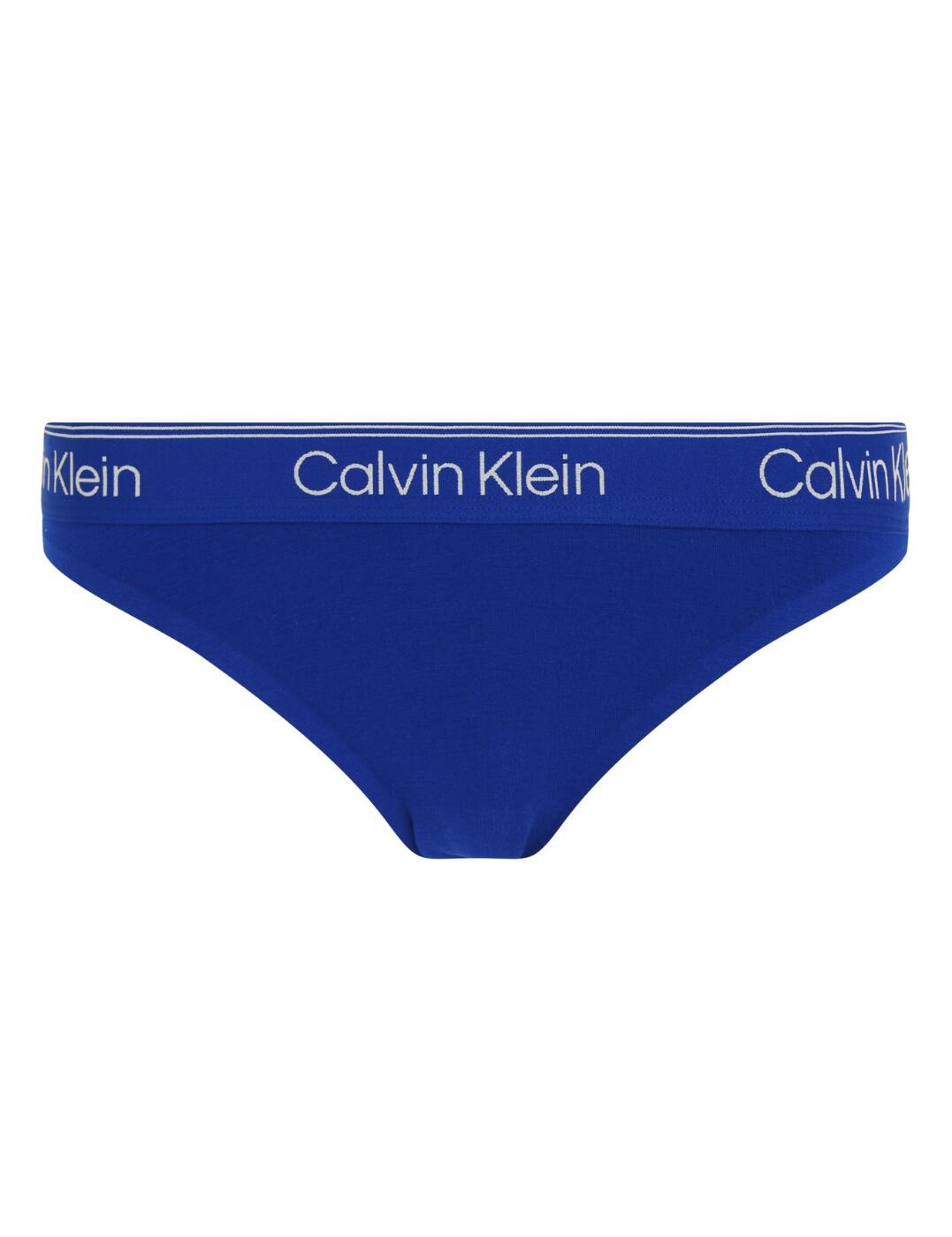 Be active and stay comfortable with the Calvin Klein Athletic Cotton tanga brief! This lingerie is designed to be your go-to for everyday activities. Made of stretchy, soft fabric, it's perfect for yoga, running errands around town, or just lounging around at home. The quick dry waistband technology helps keep you cool and comfortable while the mid-rise waist provides a secure fit. Plus, you'll love the iconic Calvin Klein elasticated waistband displayed on the iconic brief. For an extra layer of comfort, there's also matching lingerie available that's sure to suit your every need. So take on light activities in style with the Calvin Klein Athletic Cotton tanga brief.  Tanga brief Perfect for everyday active lifestyles Stretchy fabric with a moisture-wicking finish Soft plain opaque fabric Iconic Calvin Klein elasticated waistband Quick dry waistband technology High leg silhouette Mid-rise waist Medium rear coverage Matching lingerie is also available Country of origin: India Composition: 87% Cotton &pipe; 13% Elastane Listed in UK sizes  62449-107802-1429321 000QF7189E Tanga Brief