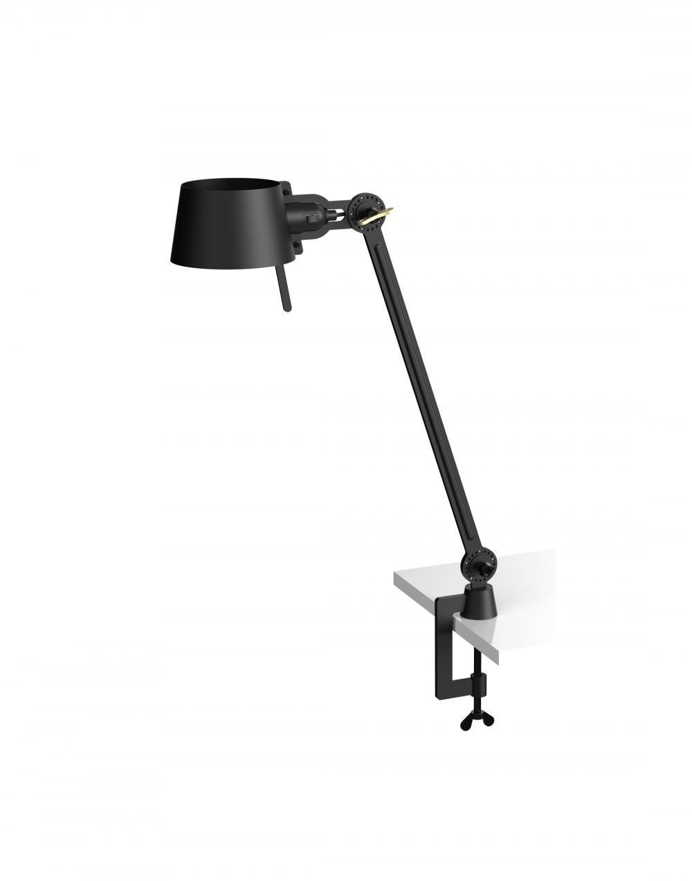 Bolt Desk Lamp Single Arm With Clamp Smokey Black