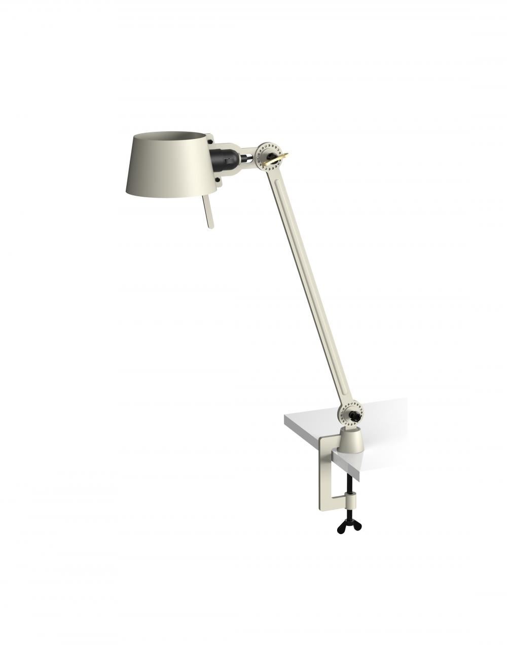 Bolt Desk Lamp Single Arm With Clamp Ash Grey