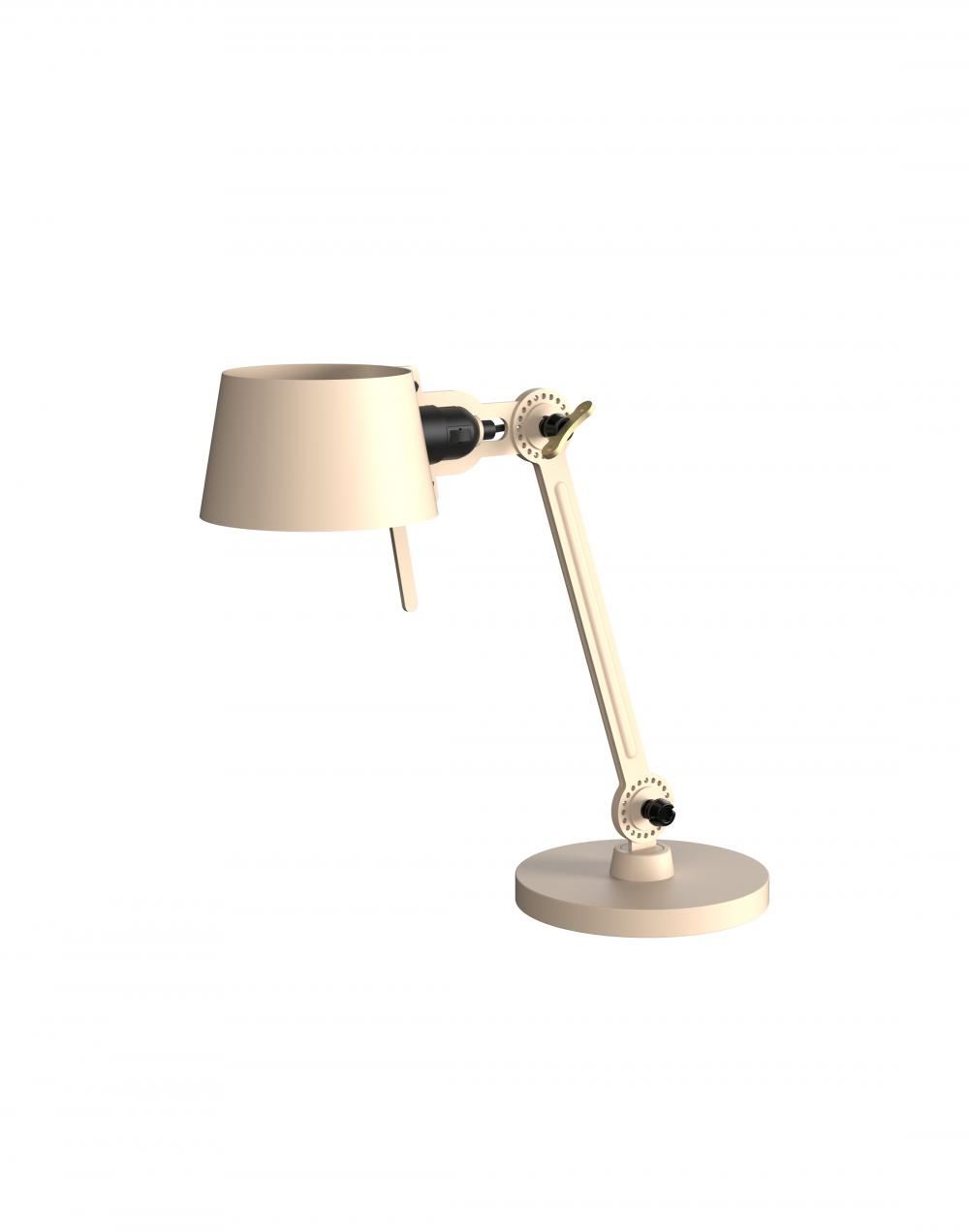 Bolt Desk Lamp Single Arm Small Lightning White