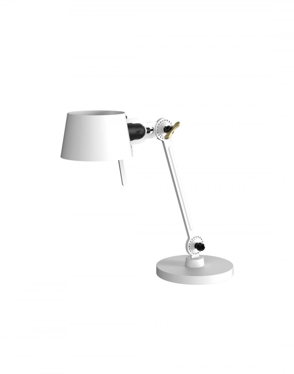 Bolt Desk Lamp Single Arm Small Pure White