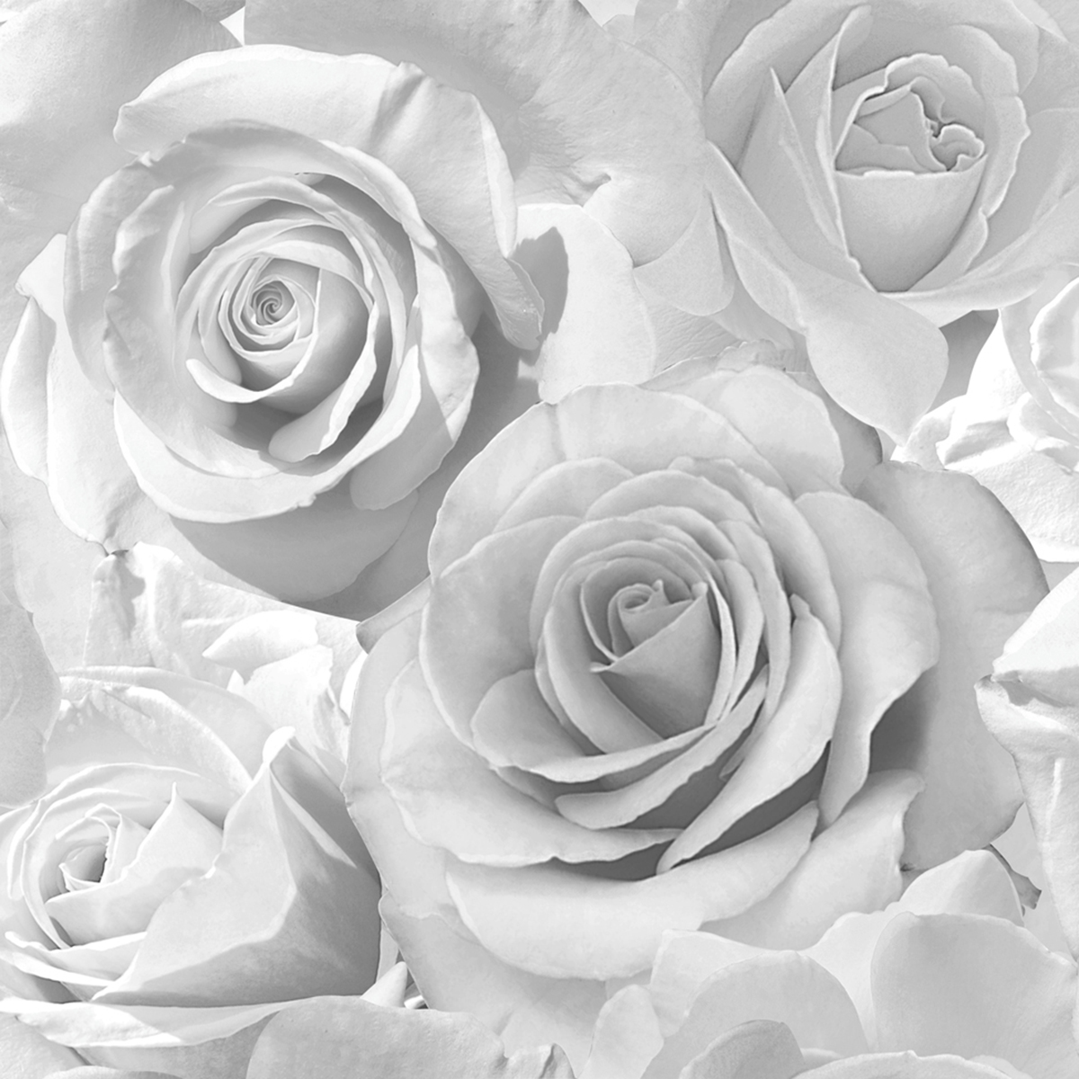 Muriva Ltd Muriva Madison Glitter Silver Wallpaper 10m x 53cm, Silver