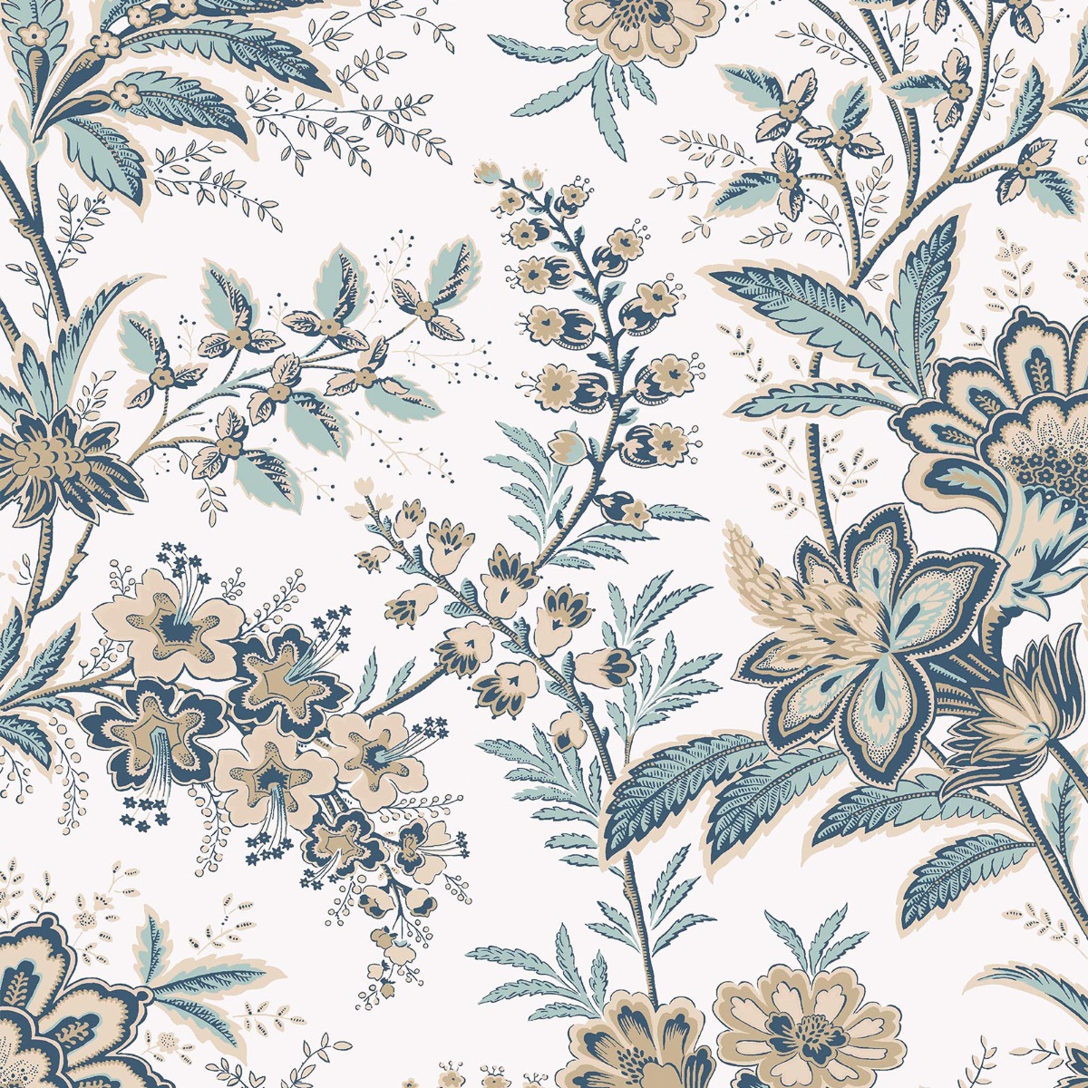 Laura Ashley Marlbrook Wallpaper Pale Linen 130098