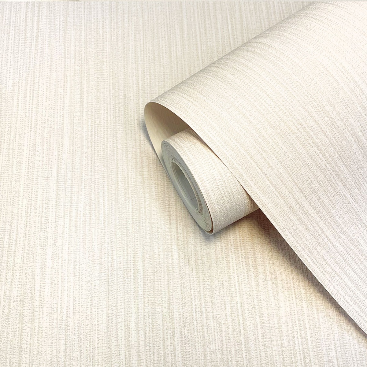 Suki Plain Textured Wallpaper Cream Belgravia 2166