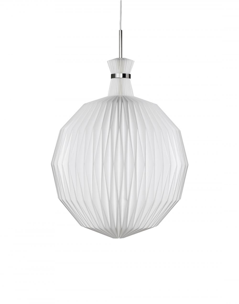 Le Klint 101 Pendant Large Plastic Only Brushed Steel White Designer Pendant Lighting