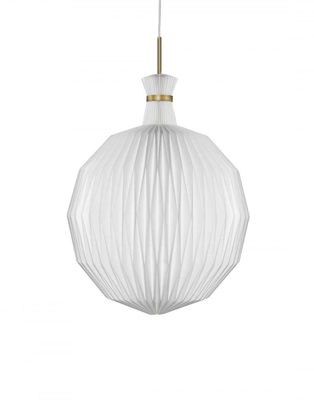 Le Klint 101 Pendant Large Plastic Only Brushed Brass White Designer Pendant Lighting