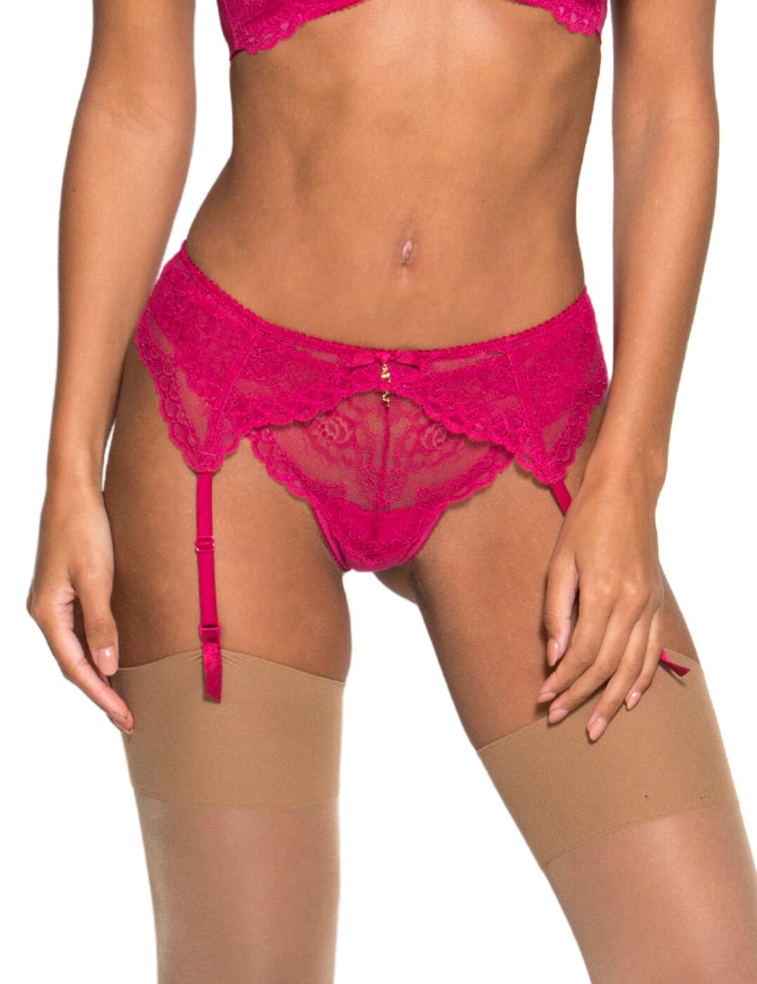 Complete your beautiful lingerie look with this sexy Superboost Lace suspender from Gossard. It showcases your shape and curves with delicate fine lace. The suspender features a supportive mesh back which adds comfort and helps smooth the silhouette. It has a bow decoration with the signature G detail. The waistband has a hook and eye closure to the rear allowing for the perfect fit.  Sexy suspender Delicate fine lace Supportive mesh back Comfortable fit Helps smooth the silhouette Bow decoration with signature G detail Hook and eye closure to the rear Composition: 73% Polyamide &pipe; 19% Elastane &pipe; 8% Elastane Listed in UK sizes  51494-92940-1235988 7712 Suspender Belt