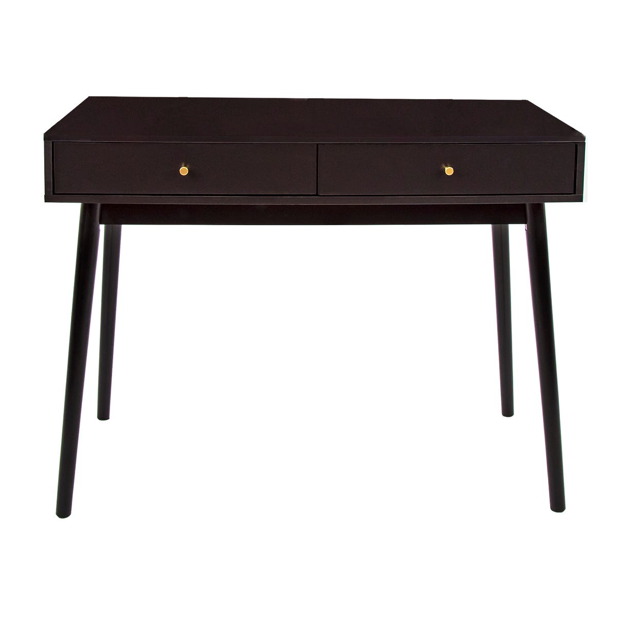 Charles Bentley Oslo 2 Drawer Console Table Black