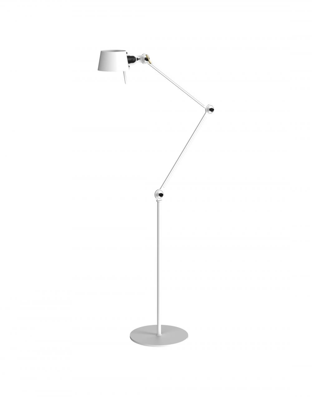 Tonone Bolt Floor Lamp - Double Arm - Pure White  - Floor Lighting Designer Floor Lamp