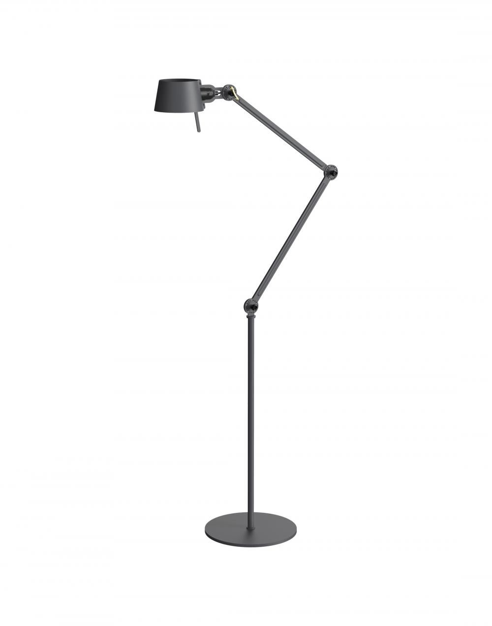 Bolt Floor Lamp Double Arm Midnight Grey