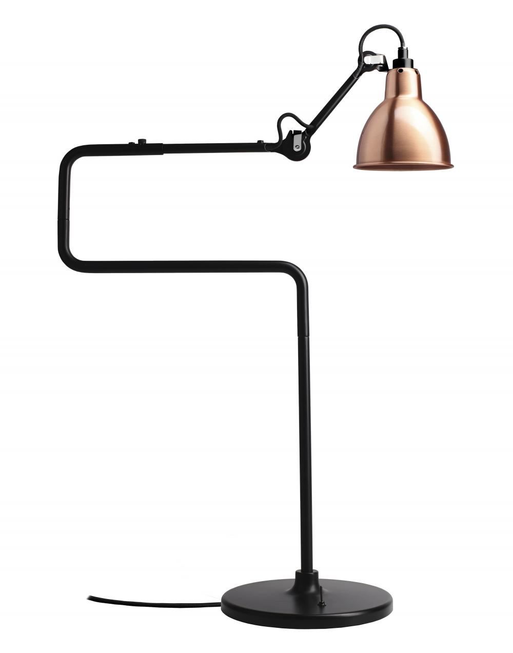 Lampe Gras 317 Table Lamp Copper Shade Round